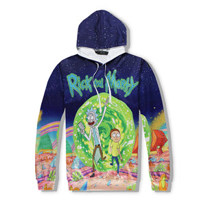 Casual Cartoon Hooded Jacket