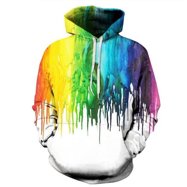 Splash Paint Hooded Jacket